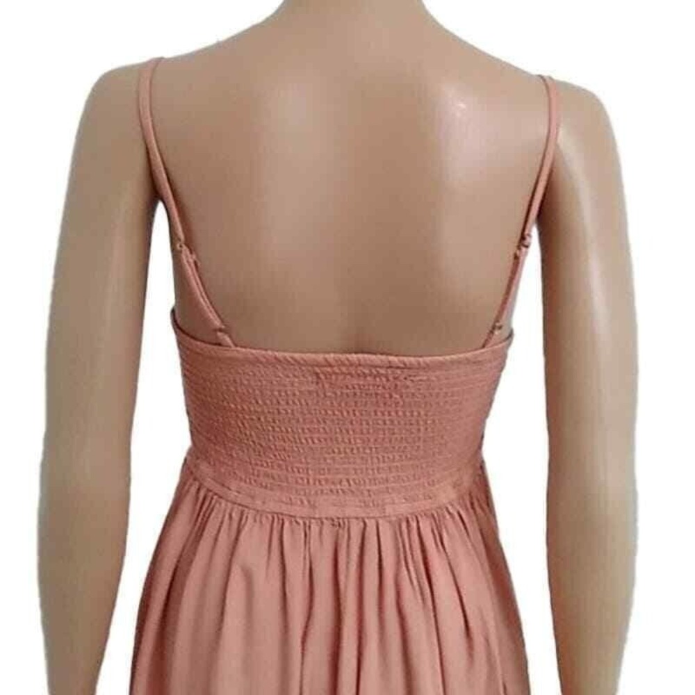Rewash Sundress Women XS Peach Pink Molded Cup Adjustable Strap Rayon NWT Casual - Picture 7 of 9